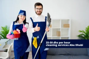 25-50 dhs per hour cleaning services Abu Dhabi