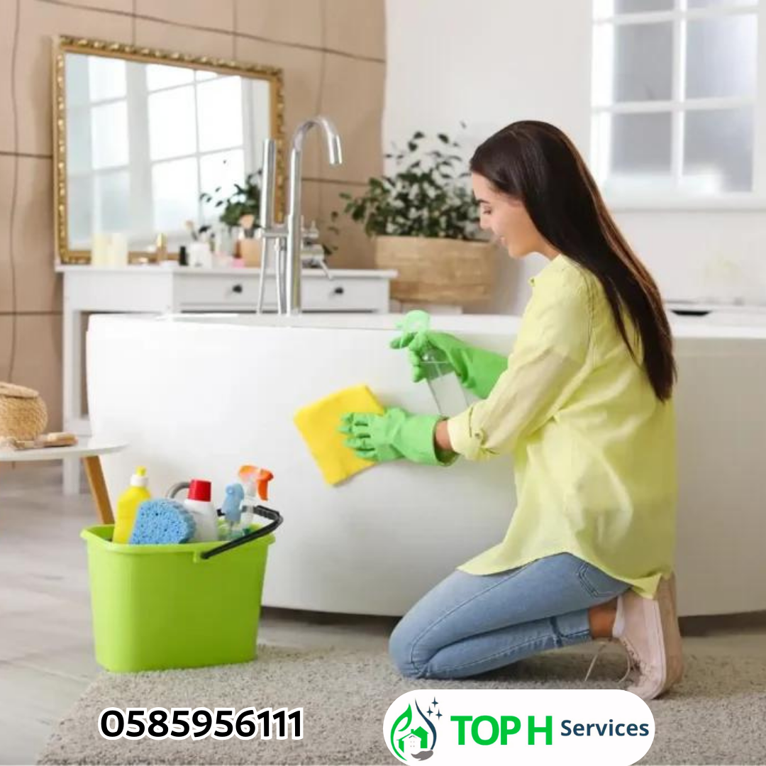 How to Remove Limescale from Bathroom Fixtures in UAE? Tel : 0585956111 - Top h Services Hourly Cleaning