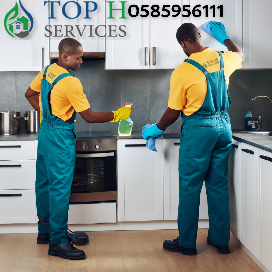 تنظيف مطابخ عميق - Top h Services Deep Kitchen Cleaning