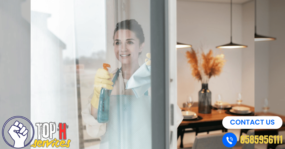 شركة تنظيف في أبوظبي بالساعات - Top h Services home cleaning services in abu dhabi