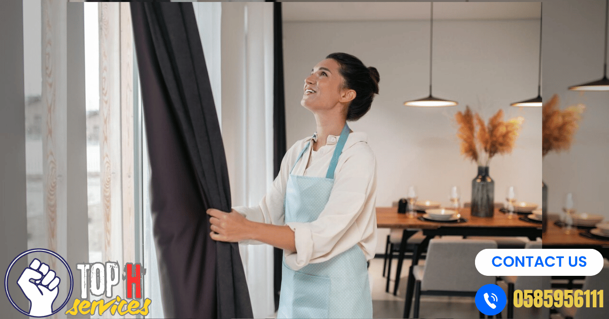 شركة تنظيف في أبوظبي بالساعات - Top h Services home cleaning services in abu dhabi