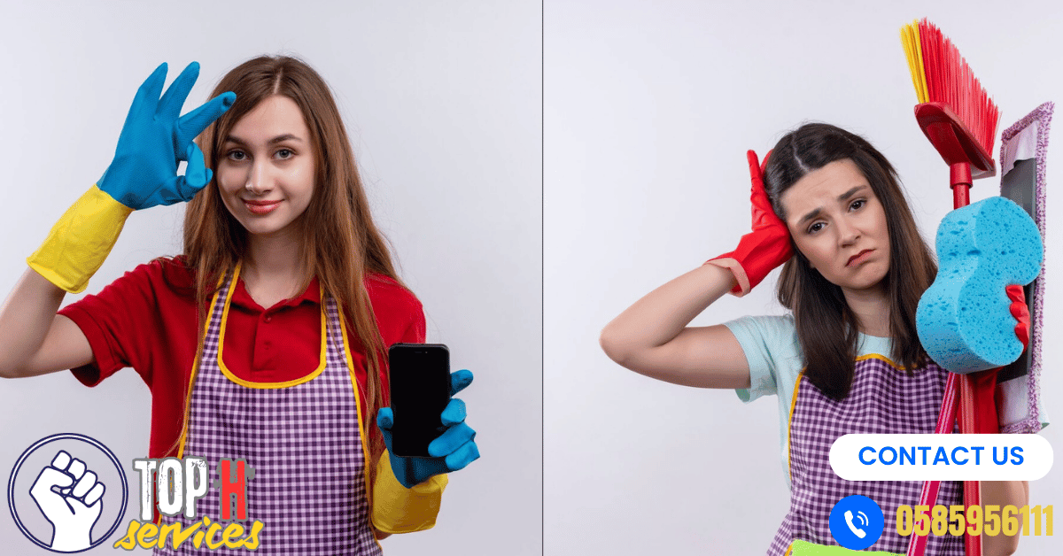 عاملات نظافة بالساعات الشارقة