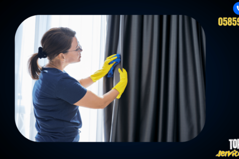 تنظيف ستائر في دبي - Top h Services تنظيف ستائر في دبي