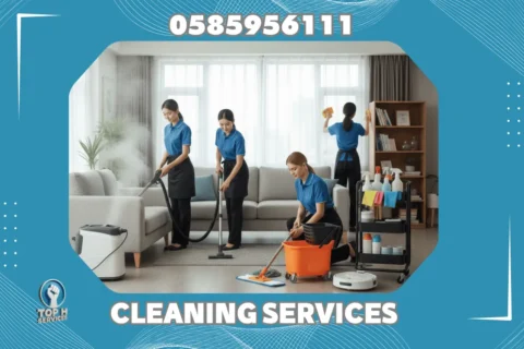 تنظيف فلل بعد التشطيب في دبي - Top h Services Post Construction Villa Cleaning in Dubai