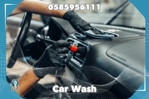 غسيل سيارات متنقل في دبي - Top h Services Mobile Car Wash in Dubai