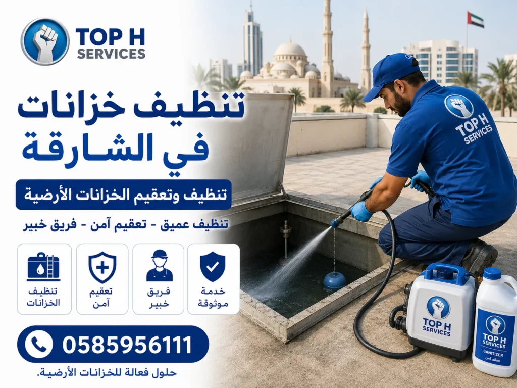 تنظيف خزانات مياه في الشارقة