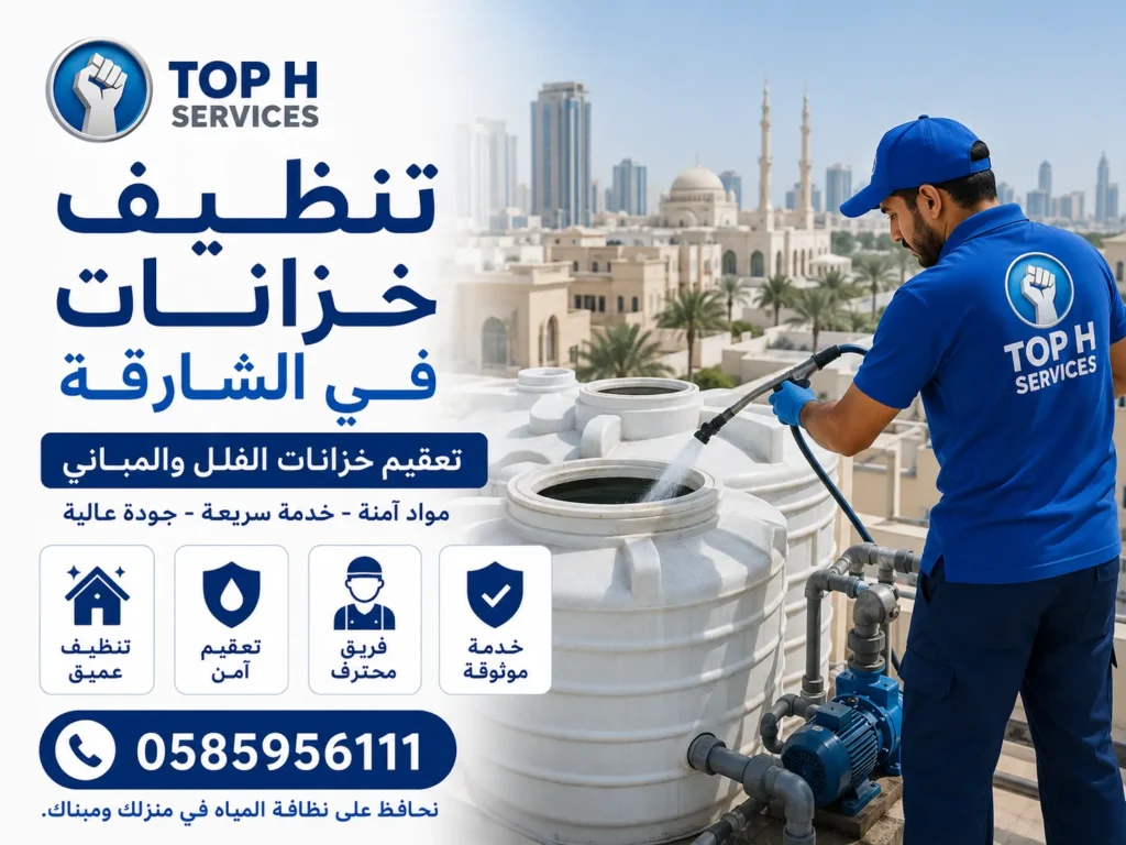 تنظيف خزانات مياه في الشارقة