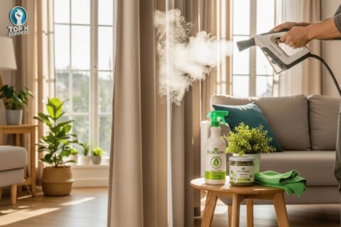 شركة تنظيف ستائر - Top h Services Curtain Cleaning