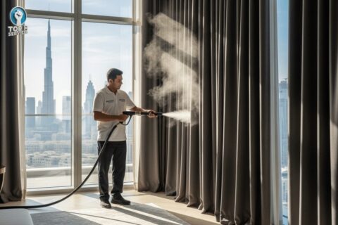 شركة تنظيف ستائر - Top h Services Curtain Cleaning