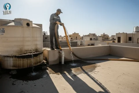 Water Tank Cleaning in Dubai - Top h Services تنظيف خزانات مياه في أبوظبي