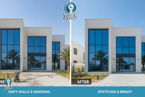 شركة تنظيف فلل دبي - Top h Services تنظيف فلل في عجمان