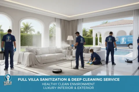 Villa Cleaning Services - Top h Services تنظيف فلل في عجمان