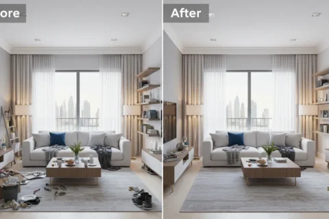 Dubai Hourly Cleaning - Top h Services خدم بالساعات