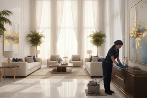Dubai Hourly Cleaning - Top h Services شركة تنظيف 24 ساعة دبي