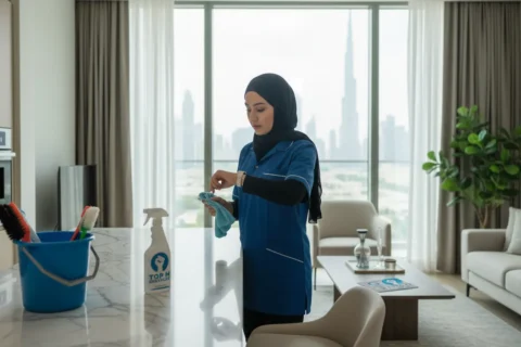 Dubai Hourly Cleaning - Top h Services شركة تنظيف بالساعة في دبي
