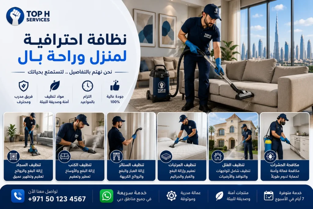 تنظيف منازل في دبي