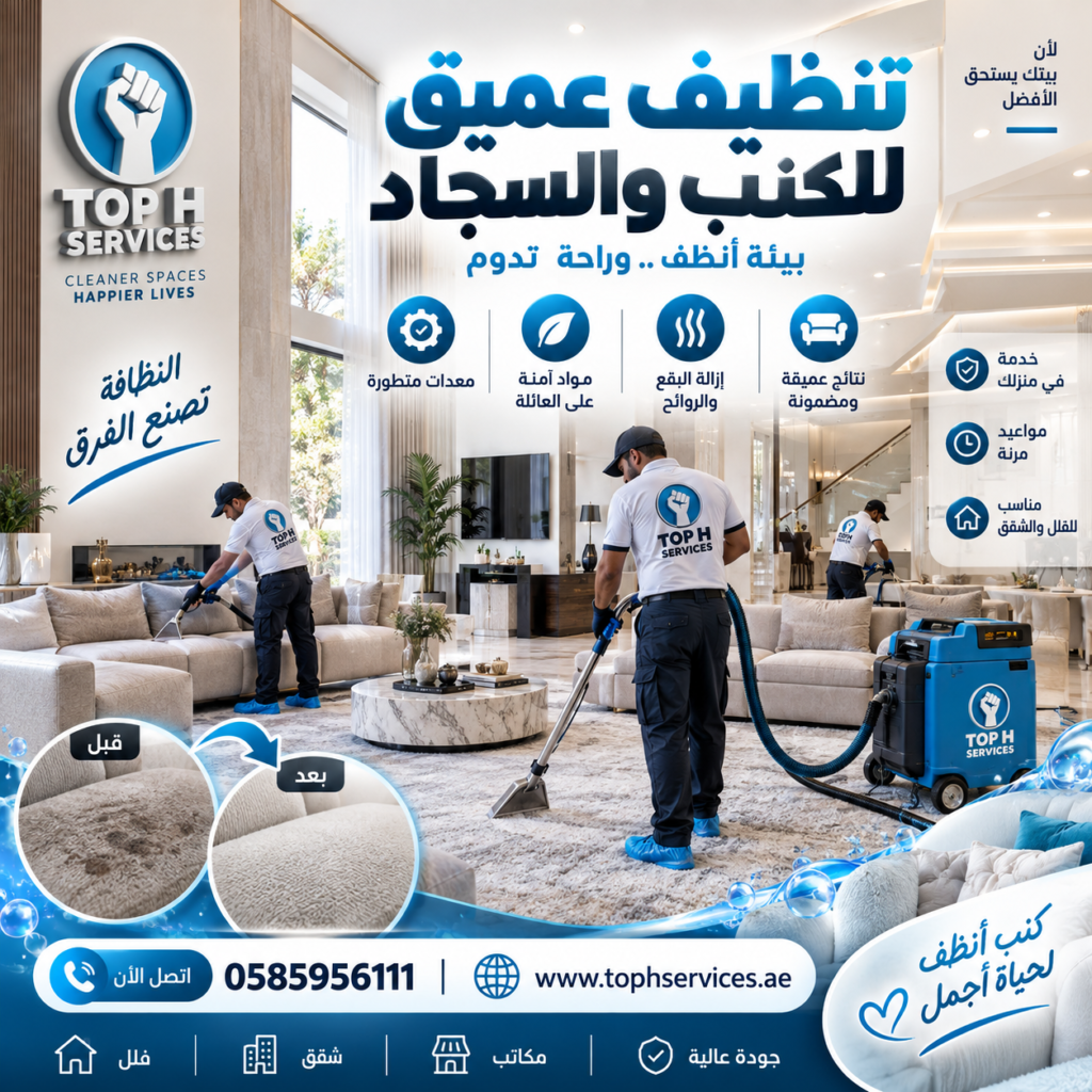 شركة تنظيف مجالس في دبي